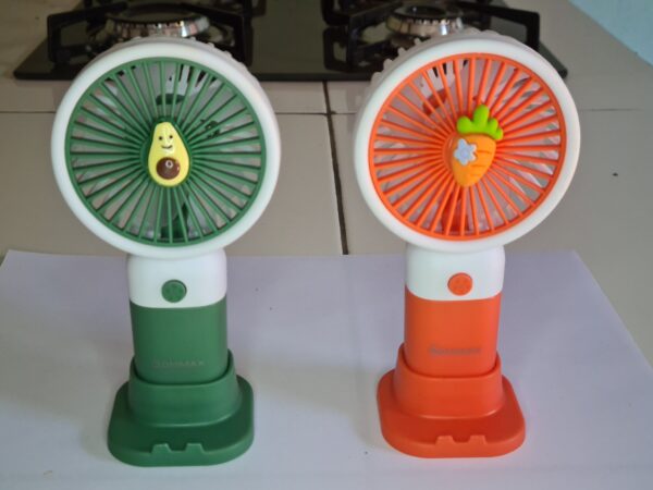 Mine ventilador recarregável