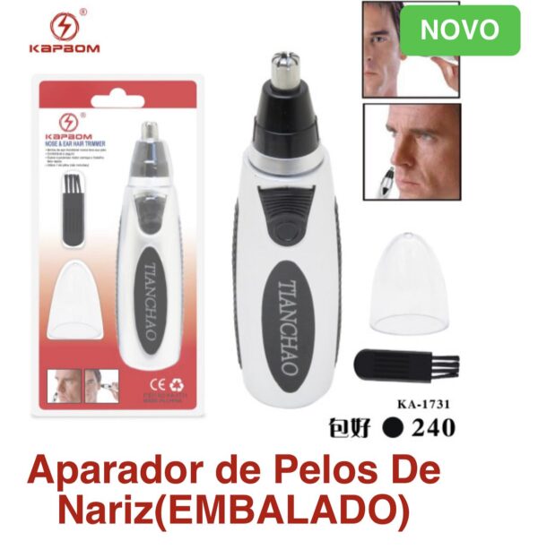 Depilador de nariz (a pilha)